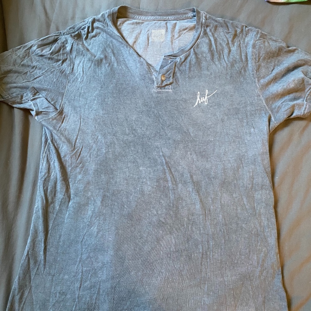 HUF MFG Henley Tee Size M